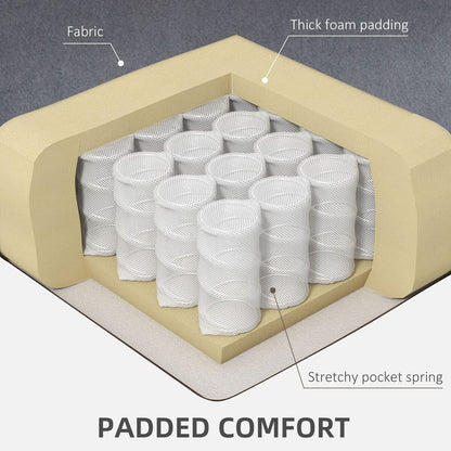 Fauteuil inclinable releveur électrique HOMCOM, fauteuil de massage ergonomique avec 4 positions et chauffage