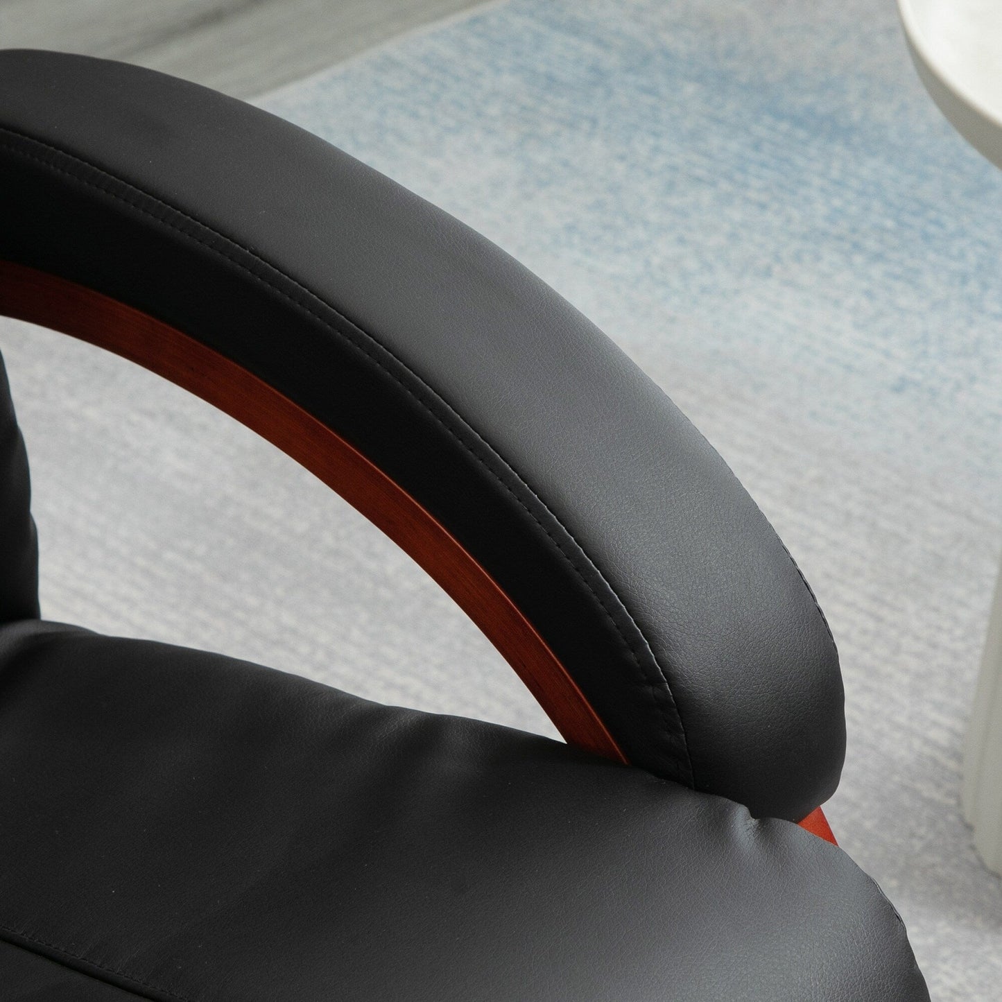 Fauteuil inclinable électrique en similicuir avec repose-pieds HOMCOM