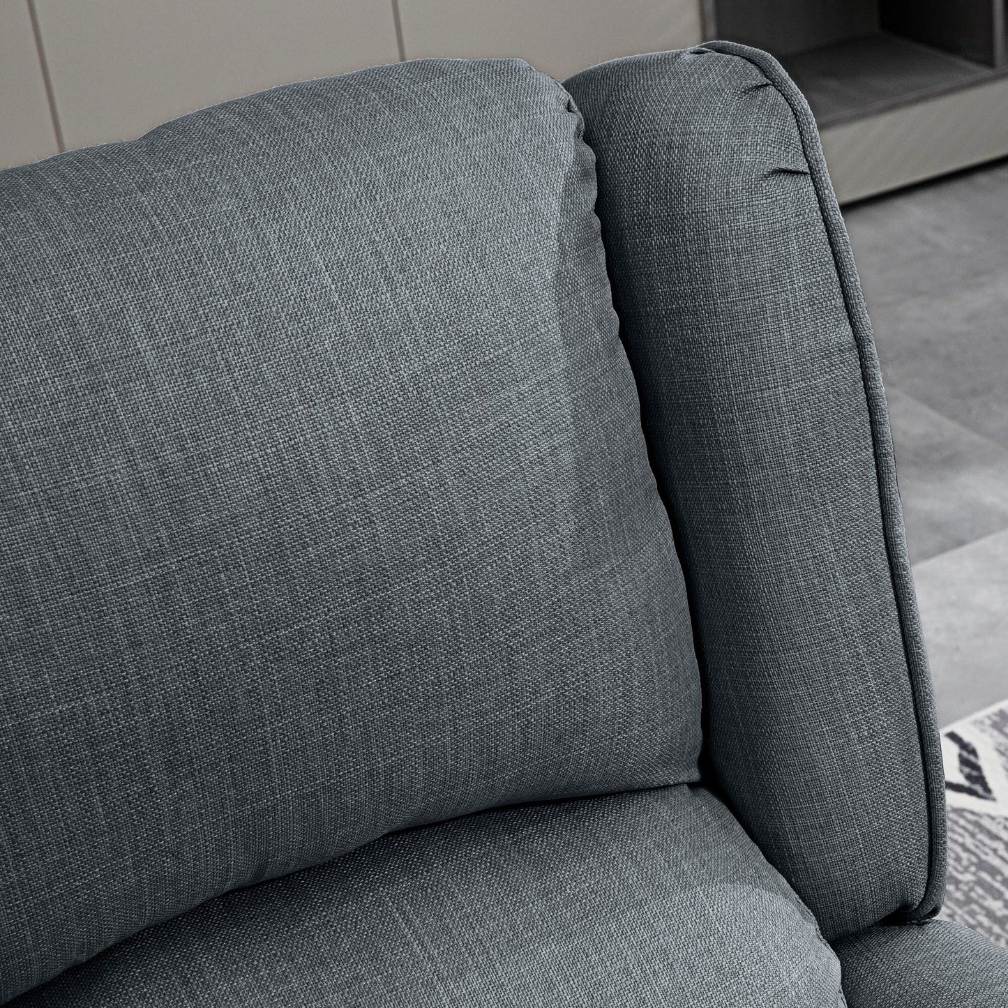 Fauteuil de massage vibrant et chauffant HOMCOM, canapé d'appoint rembourré, fauteuil inclinable de massage avec télécommande