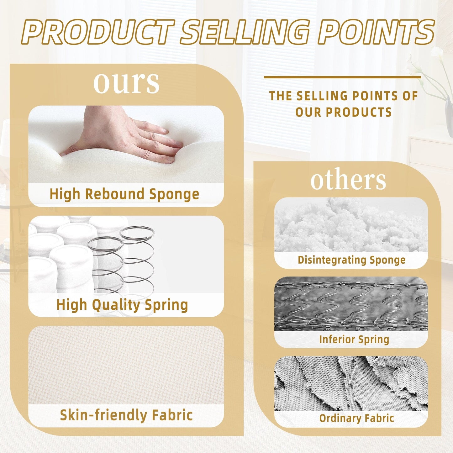 HOMEFUN Canapé-lit convertible pliable en mousse à mémoire de forme avec coussins et revêtement en chenille pour le salon