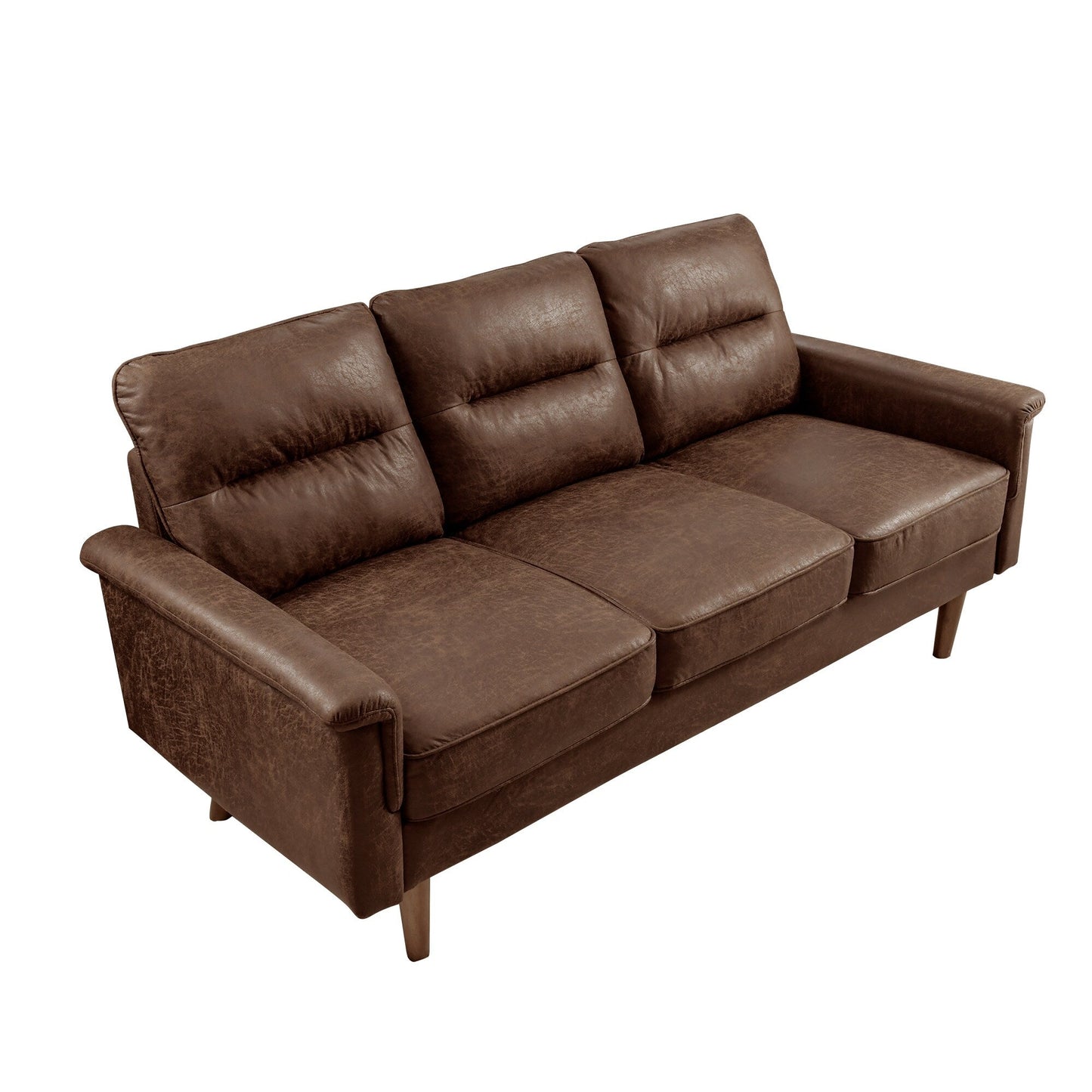 HOOOWOOO Meubles de salon 71 Canapé 3 places moderne en tissu rembourré