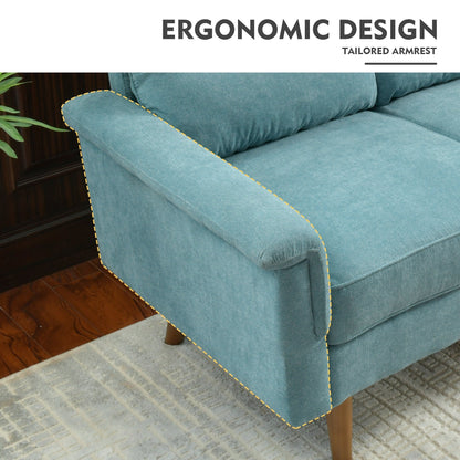 HOOOWOOO Meubles de salon 71 Canapé 3 places moderne en tissu rembourré