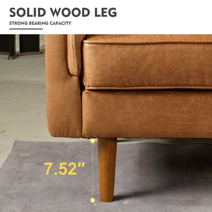 HOOOWOOO Meubles de salon 71 Canapé 3 places moderne en tissu rembourré