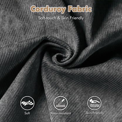 HOOOWOOO Meubles de salon Canapé-lit rembourré en velours côtelé moderne