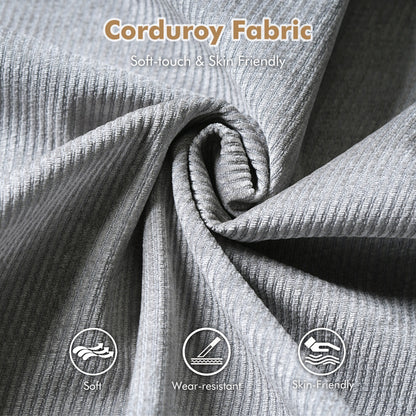 HOOOWOOO Meubles de salon Canapé-lit rembourré en velours côtelé moderne