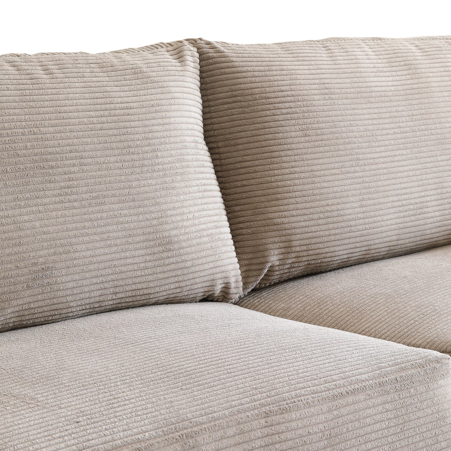 Canapé rembourré moderne du milieu du siècle HOOOWOOO avec coussins roulés