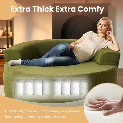 Canapé de sol moderne en velours côtelé HOOOWOOO