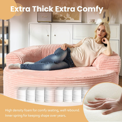 Canapé de sol moderne en velours côtelé HOOOWOOO