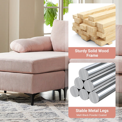 HOOOWOOO Canapé-lit convertible moderne en polyester avec pieds en métal pour salon