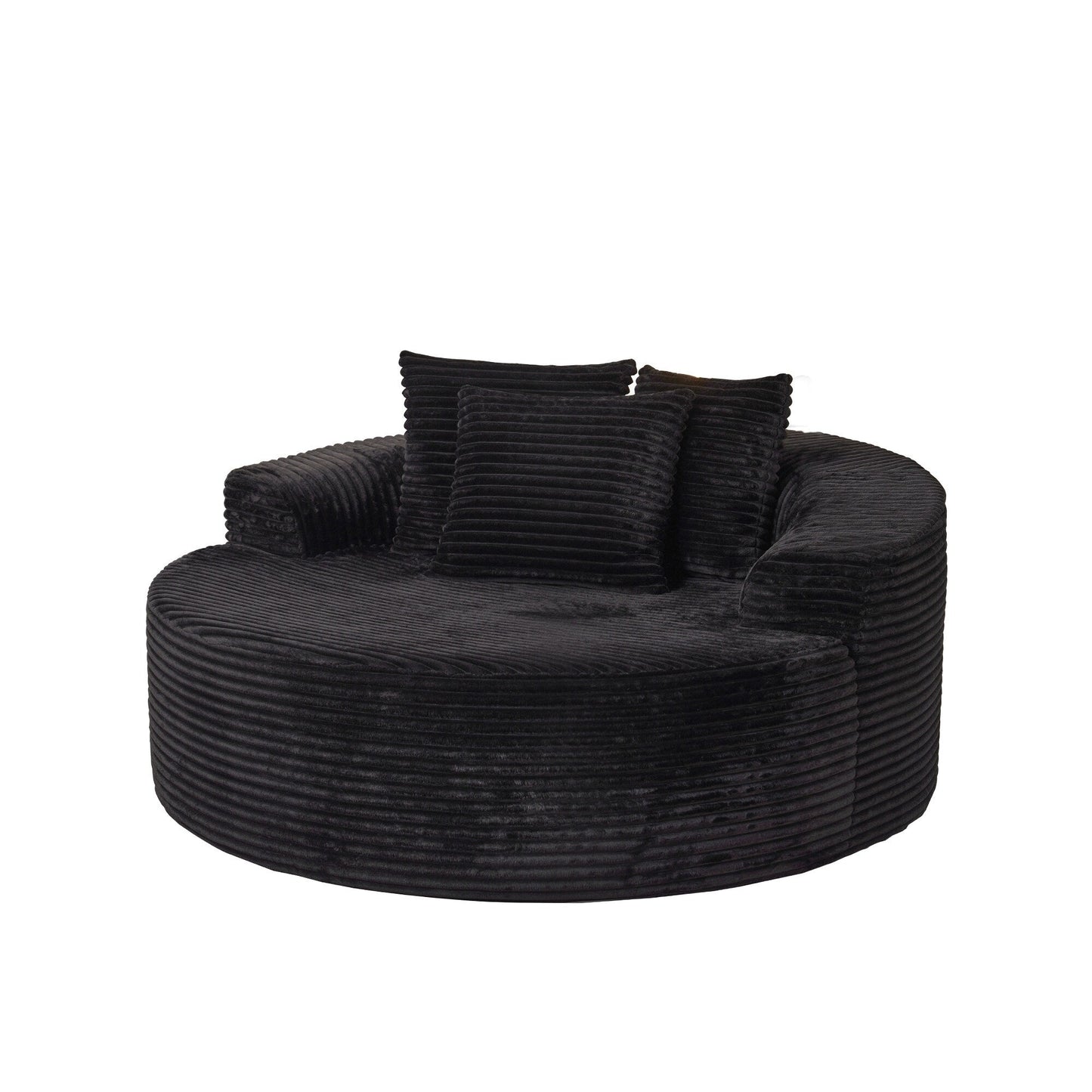 Canapé de sol moderne en tissu pelucheux HOOOWOOO