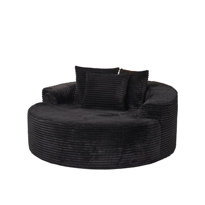 Canapé de sol moderne en tissu pelucheux HOOOWOOO