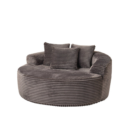 Canapé de sol moderne en tissu pelucheux HOOOWOOO