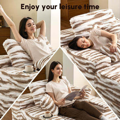 HOOOWOOO Canapé-lit en tissu moderne et amélioré