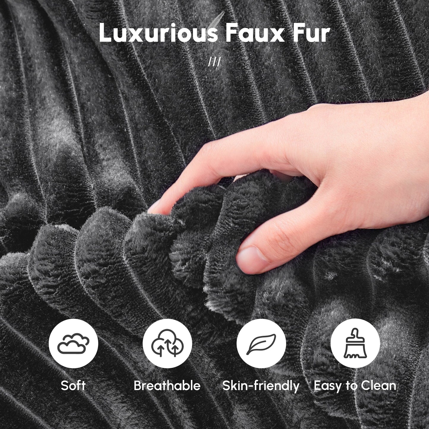 HOOOWOOO Canapé-lit en tissu moderne et amélioré