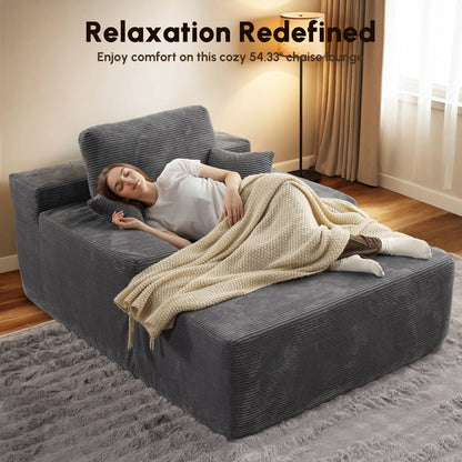 HOOOWOOO Canapé-lit en tissu moderne et amélioré