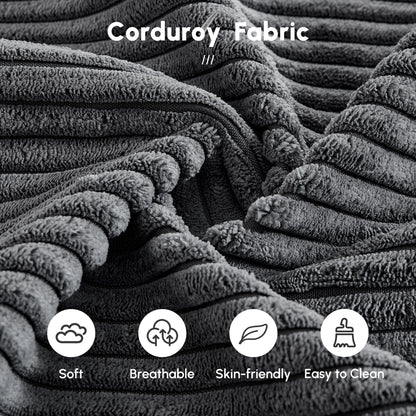 HOOOWOOO Canapé-lit en tissu moderne et amélioré