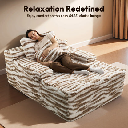 HOOOWOOO Canapé-lit en tissu moderne et amélioré