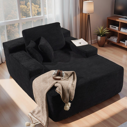 HOOOWOOO Canapé-lit en tissu moderne et amélioré