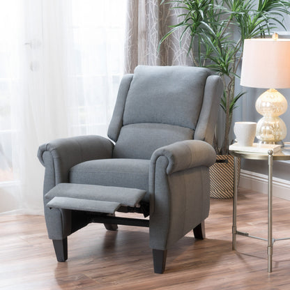 Fauteuil club inclinable en tissu Haddan par Christopher Knight Home