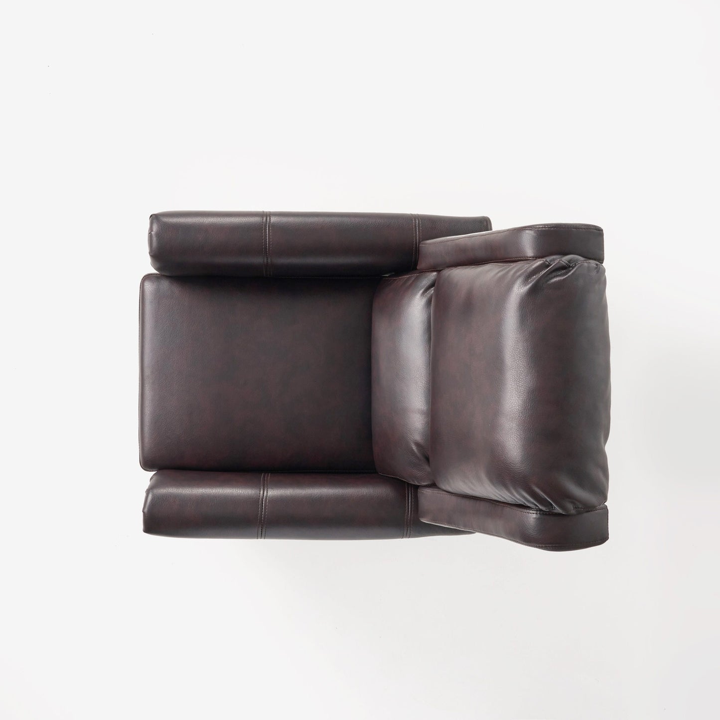Fauteuil club inclinable en cuir PU Haddan par Christopher Knight Home