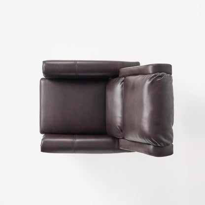 Fauteuil club inclinable en cuir PU Haddan par Christopher Knight Home