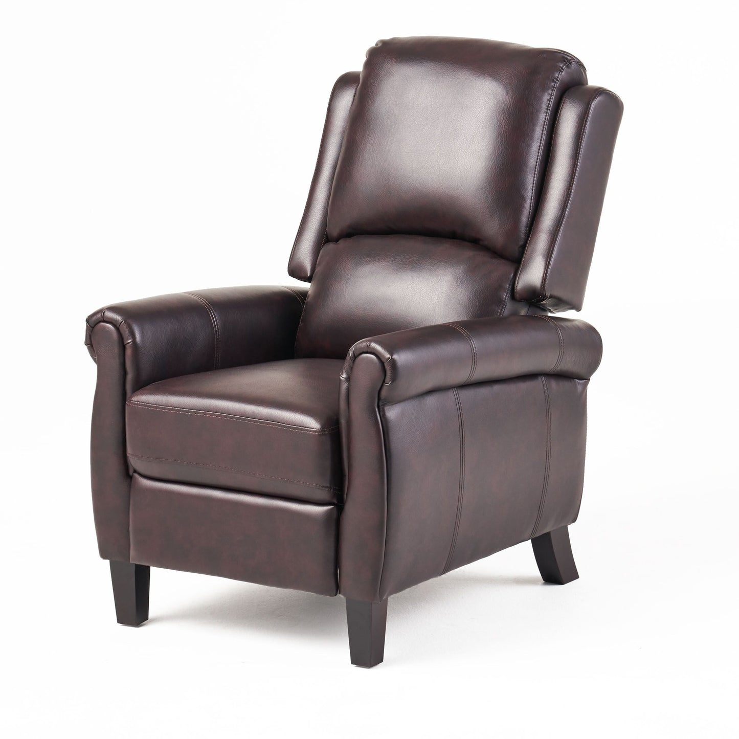Fauteuil club inclinable en cuir PU Haddan par Christopher Knight Home