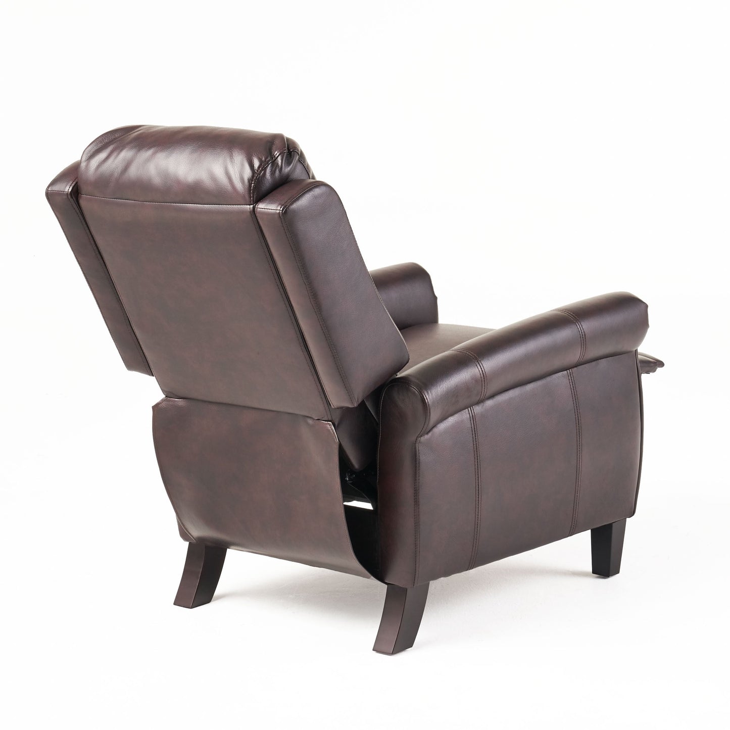 Fauteuil club inclinable en cuir PU Haddan par Christopher Knight Home