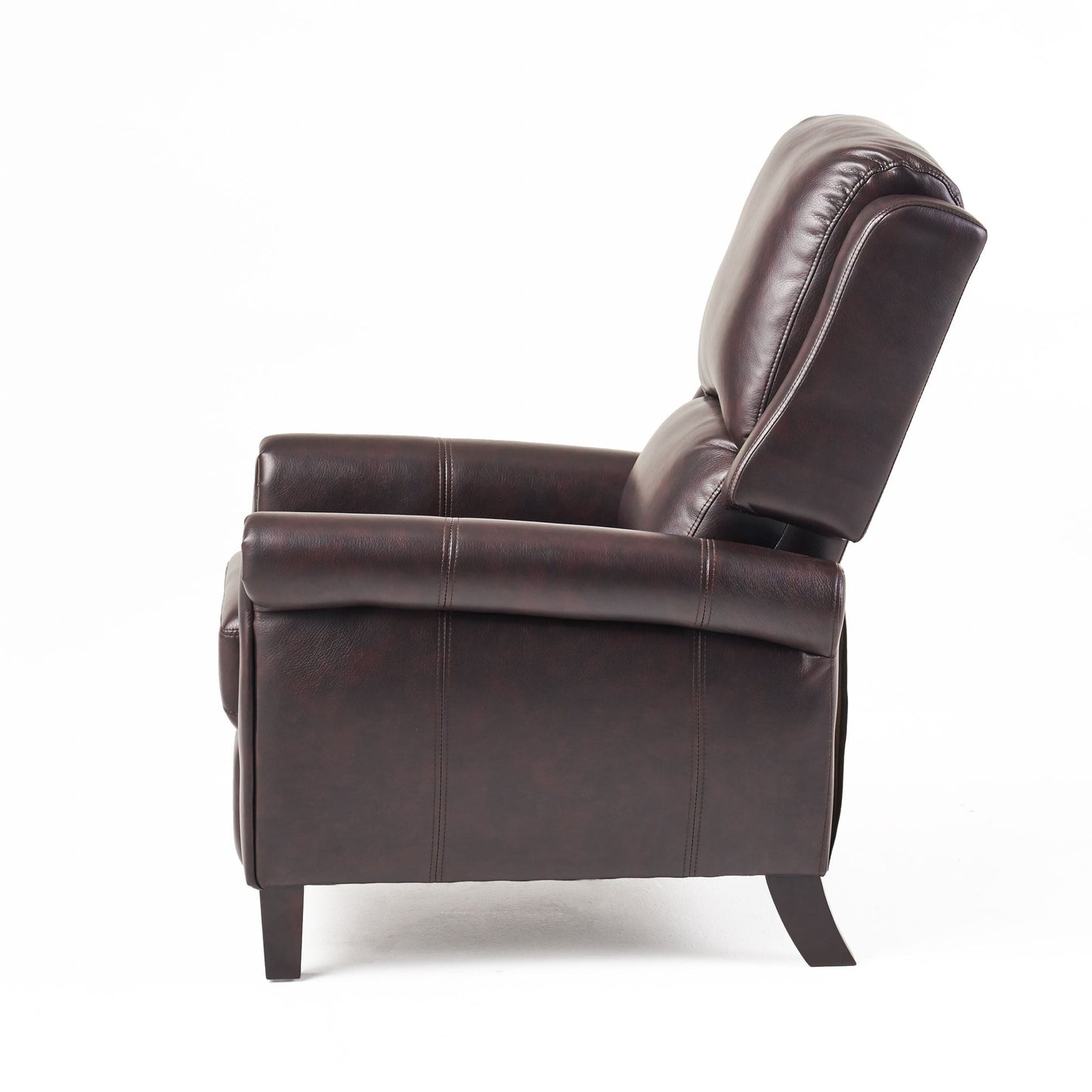 Fauteuil club inclinable en cuir PU Haddan par Christopher Knight Home