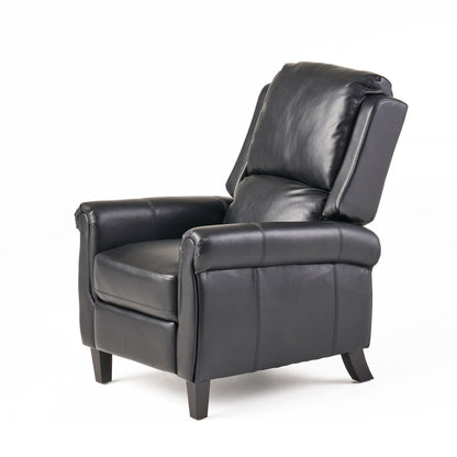 Fauteuil club inclinable en cuir PU Haddan par Christopher Knight Home
