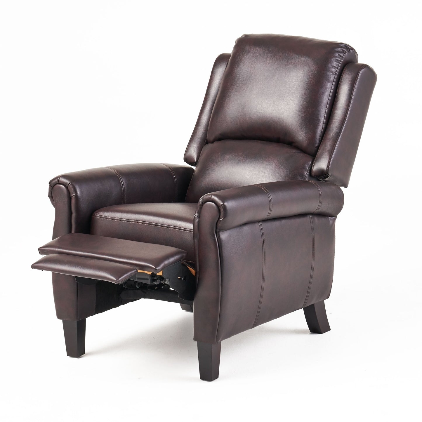 Fauteuil club inclinable en cuir PU Haddan par Christopher Knight Home