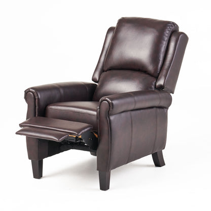 Fauteuil club inclinable en cuir PU Haddan par Christopher Knight Home