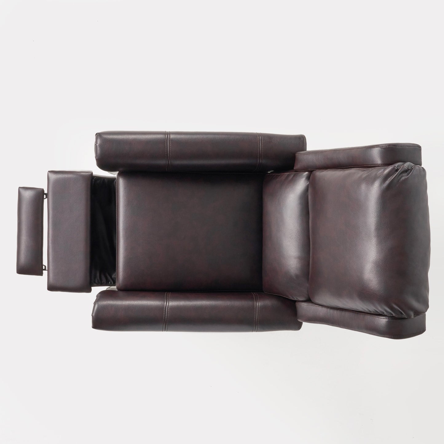 Fauteuil club inclinable en cuir PU Haddan par Christopher Knight Home