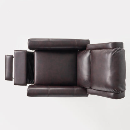 Fauteuil club inclinable en cuir PU Haddan par Christopher Knight Home