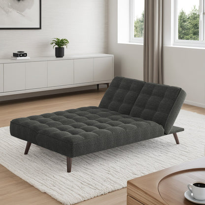 Futon capitonné en chenille de transition Halden par iNSPIRE Q Modern