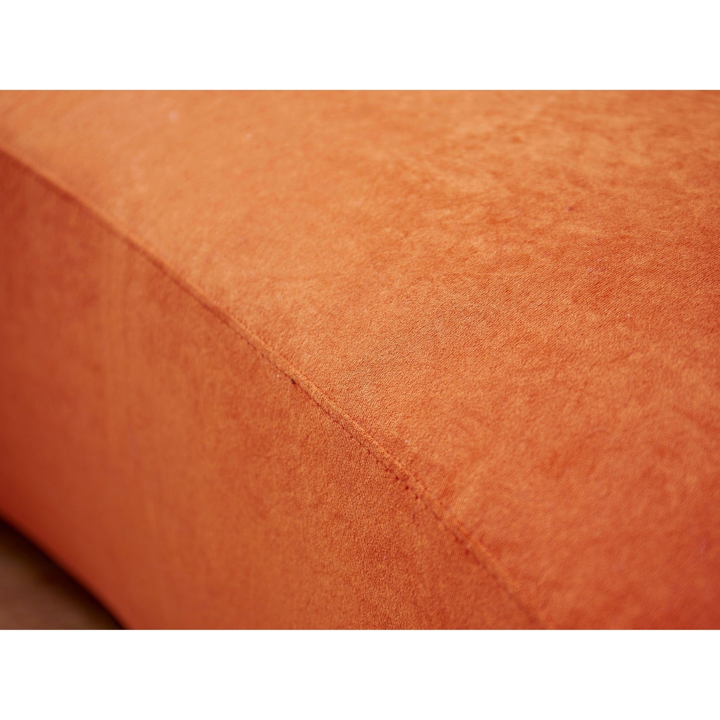 Canapé de salon incurvé en velours demi-lune de 90,2 pouces