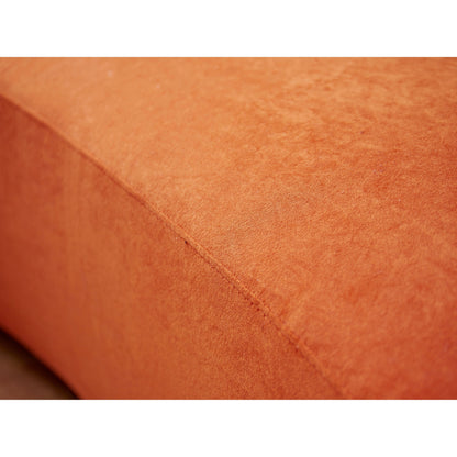 Canapé de salon incurvé en velours demi-lune de 90,2 pouces