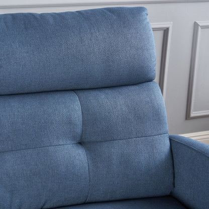 Fauteuil club inclinable 2 places en tissu Halima par Christopher Knight Home