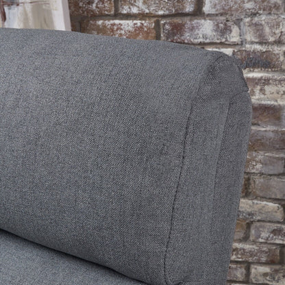 Fauteuil club inclinable 2 places en tissu Halima par Christopher Knight Home