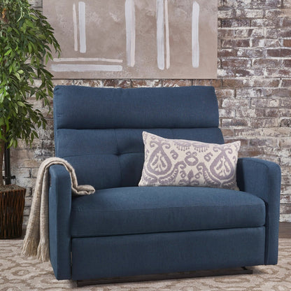 Fauteuil club inclinable 2 places en tissu Halima par Christopher Knight Home