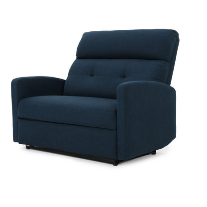 Fauteuil club inclinable 2 places en tissu Halima par Christopher Knight Home