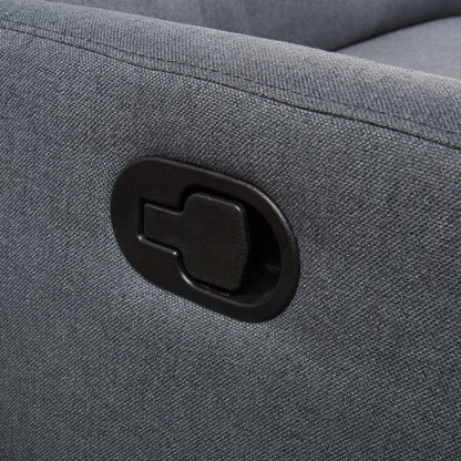 Fauteuil club inclinable 2 places en tissu Halima par Christopher Knight Home