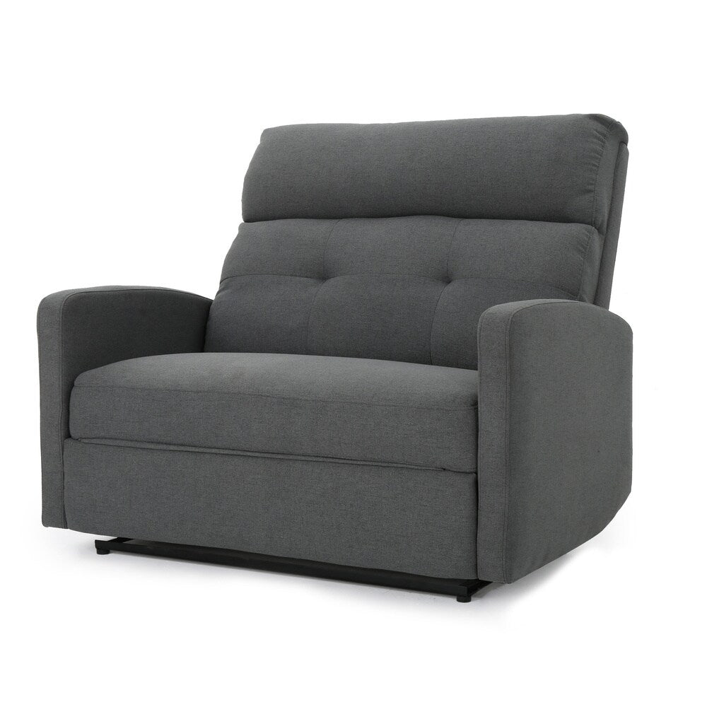 Fauteuil club inclinable 2 places en tissu Halima par Christopher Knight Home