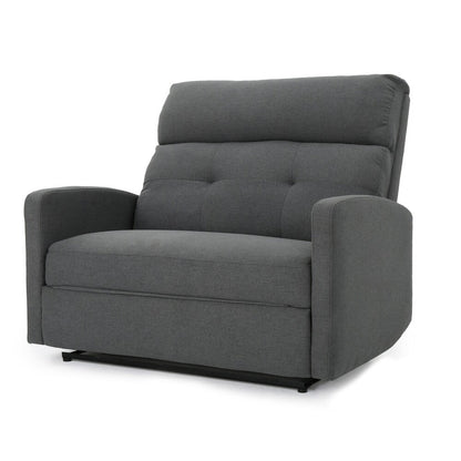 Fauteuil club inclinable 2 places en tissu Halima par Christopher Knight Home