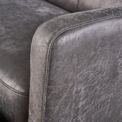 Fauteuil inclinable 2 places en microfibre Halima par Christopher Knight Home