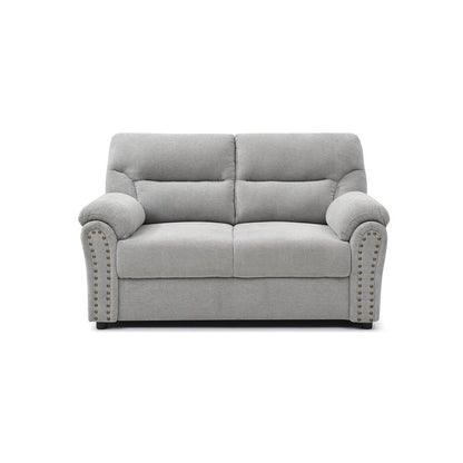 Canapé droit Hamilton de 60 po en polyester avec accoudoirs coussinés