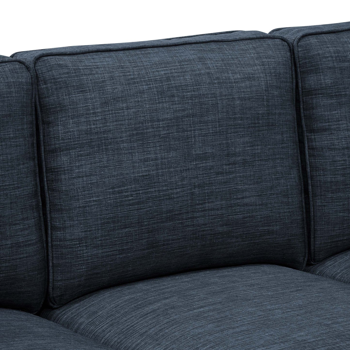 Canapé Harbor 78'' en lin mélangé avec pieds en bois massif