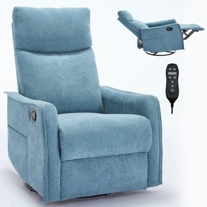 Fauteuil inclinable manuel à massage thermique avec bascule et pivot