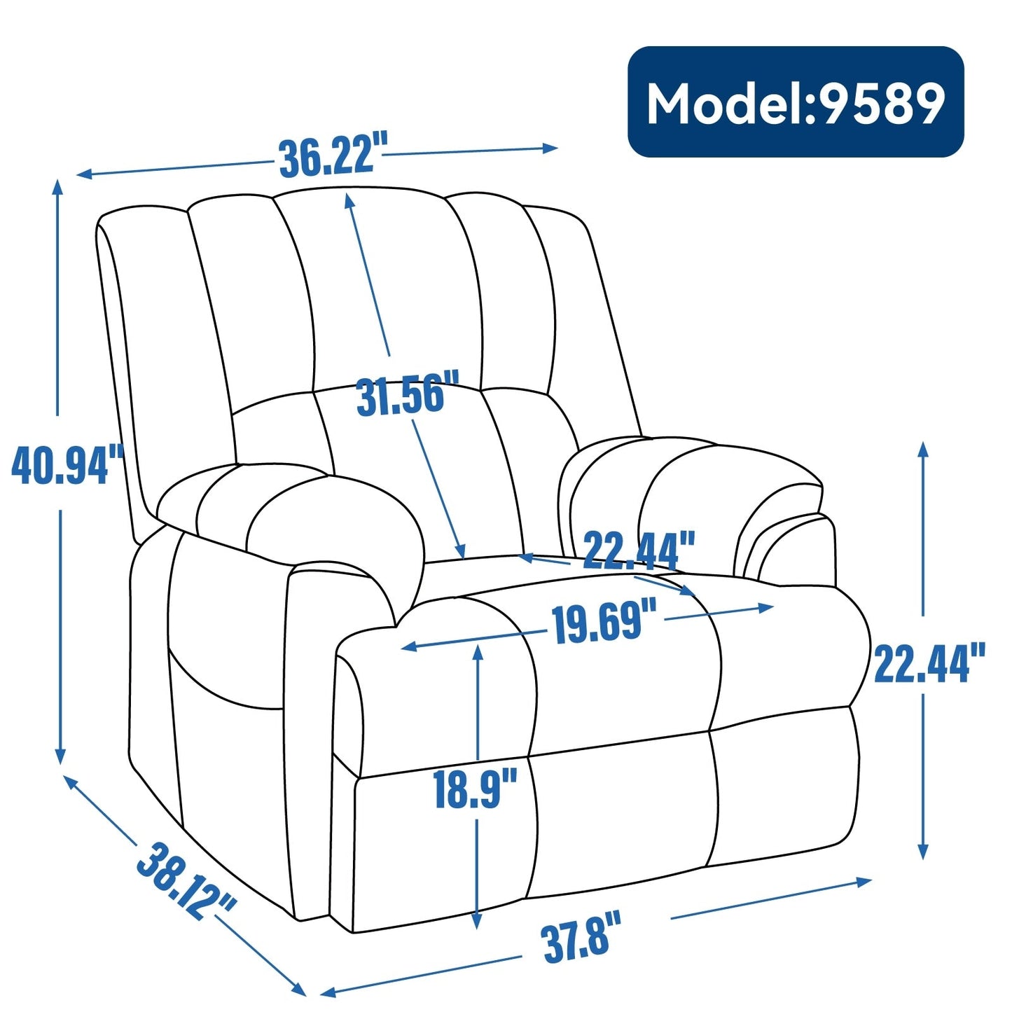 Fauteuil releveur robuste à double moteur pour personnes âgées avec chauffage, massage et inclinaison infinie, supporte jusqu'à 350 lb