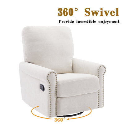 Fauteuil inclinable manuel pivotant à 360 degrés Heido, lot de 2