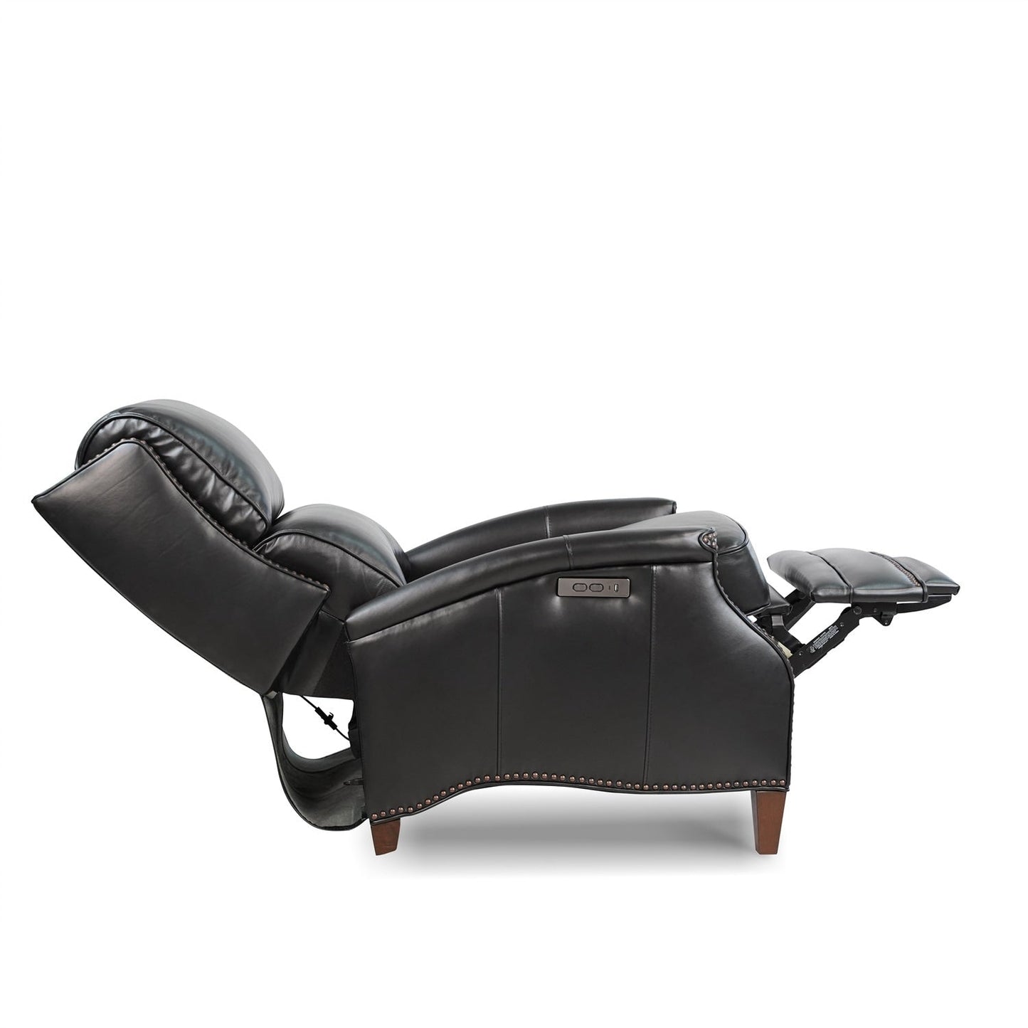 Fauteuil inclinable électrique en cuir véritable Hekkin avec appui-tête réglable et port USB Sièges de salon ultra-confortables